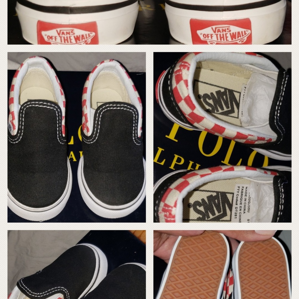 Toddler size 5c Vans! Worn once!